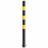 1500mm-high-visibility-safety-bollards-warehouse-industrial-traffic-forklift-bollard-crash-collision-protection-prevention-impact-resistant-durable-galvanised-steel-black-yellow-pedestrian-equipment-perimeter-guards-reflective-heavy-duty-safety-car-parks-depots