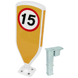 Retroreflective Reboundable Self-Righting Bollard