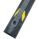 parking wheel stops for cars black and yellow