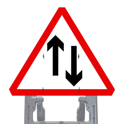 Reflective Quick Fit Sign Faces Chapter 8 Compliant The Red Book Road Sign High Visibility Traffic Safety Temporary Boards Custom Sign Frame RA1  HIP Class 2 RA2 Prismatic GRP Plastic Substrate Composite Dibond
