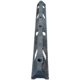 car stopper for parking spaces in black and white