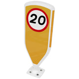 Retroreflective Reboundable Self-Righting Bollard