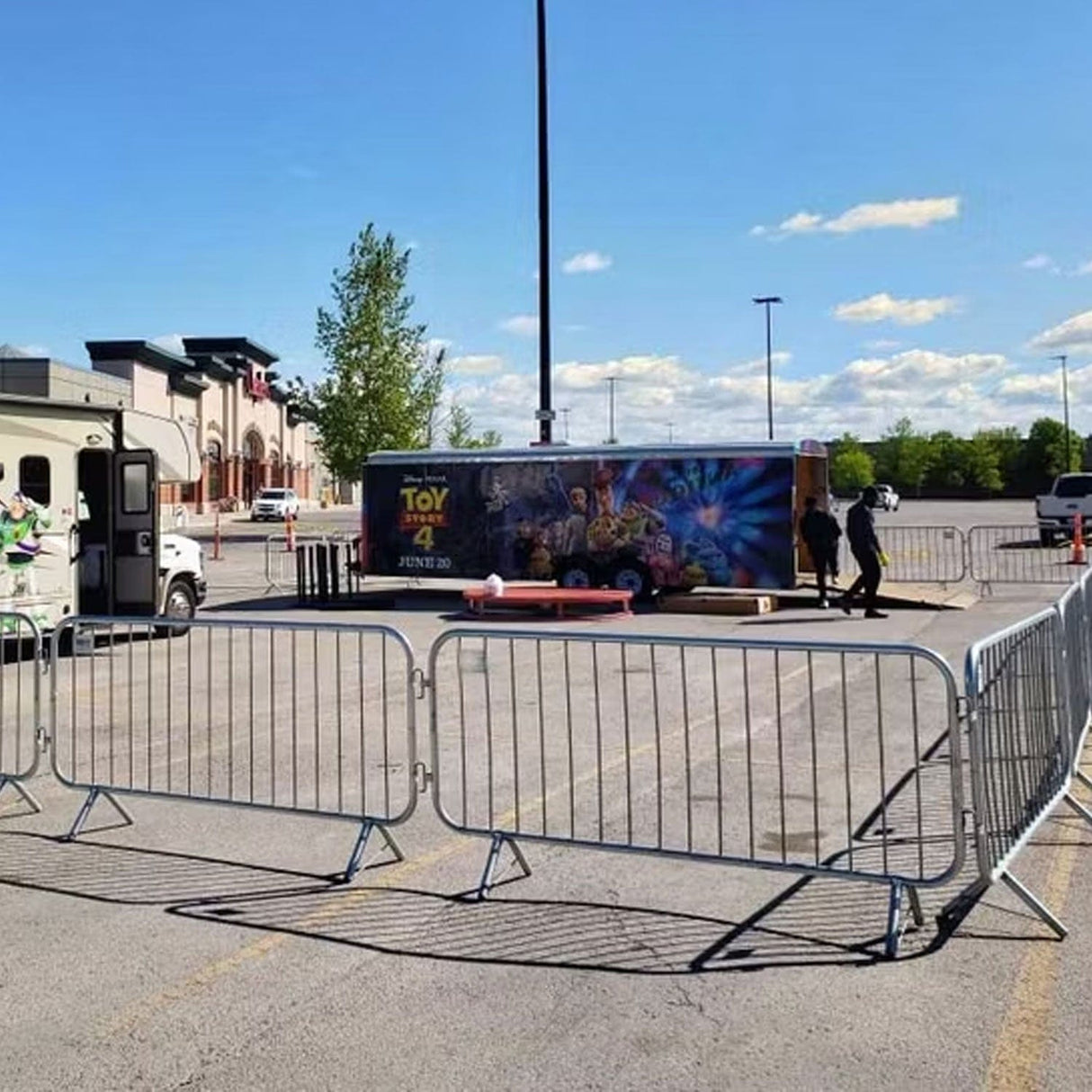 Crowd Control Barrier Fixed Leg