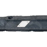 Rubber wheel Stop for car parking black and white