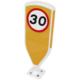 Retroreflective Reboundable Self-Righting Bollard