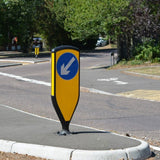 Retroreflective Reboundable Self-Righting Bollard