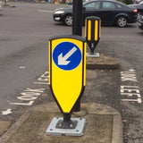 Retroreflective Reboundable Self-Righting Bollard