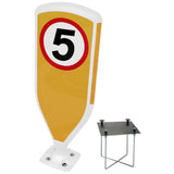 Retroreflective Reboundable Self-Righting Bollard