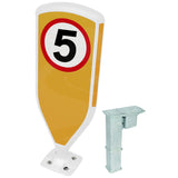 Retroreflective Reboundable Self-Righting Bollard