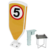 Retroreflective Reboundable Self-Righting Bollard