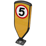 Retroreflective Reboundable Self-Righting Bollard