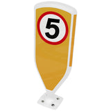 Retroreflective Reboundable Self-Righting Bollard