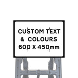 Reflective Quick Fit Sign Faces Chapter 8 Compliant The Red Book Road Sign High Visibility Traffic Safety Temporary Boards Custom Sign Frame RA1  HIP Class 2 RA2 Prismatic GRP Plastic Substrate Composite Dibond
