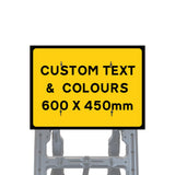 Reflective Quick Fit Sign Faces Chapter 8 Compliant The Red Book Road Sign High Visibility Traffic Safety Temporary Boards Custom Sign Frame RA1  HIP Class 2 RA2 Prismatic GRP Plastic Substrate Composite Dibond