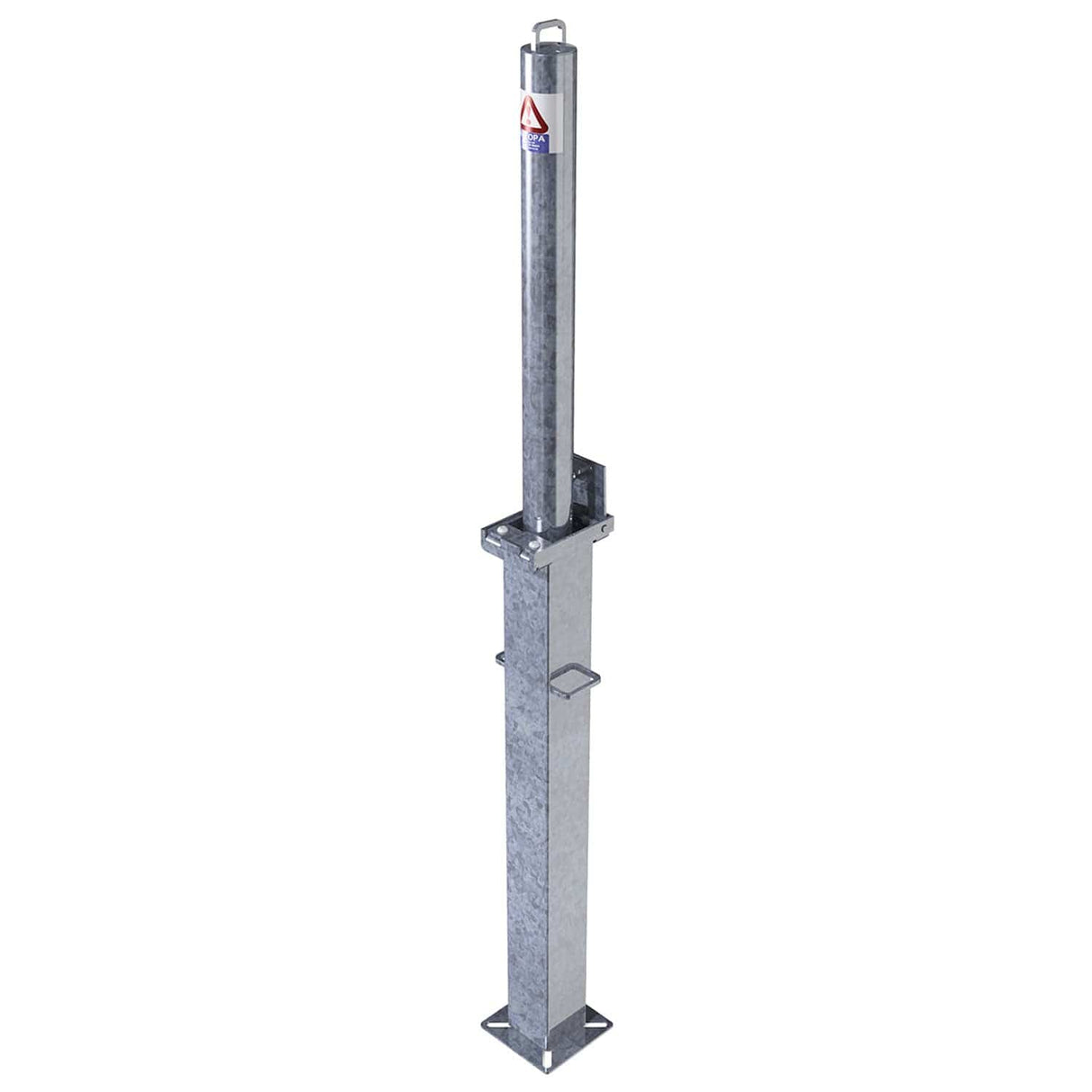 Retractable Telescopic Round Parking Post - 745mm