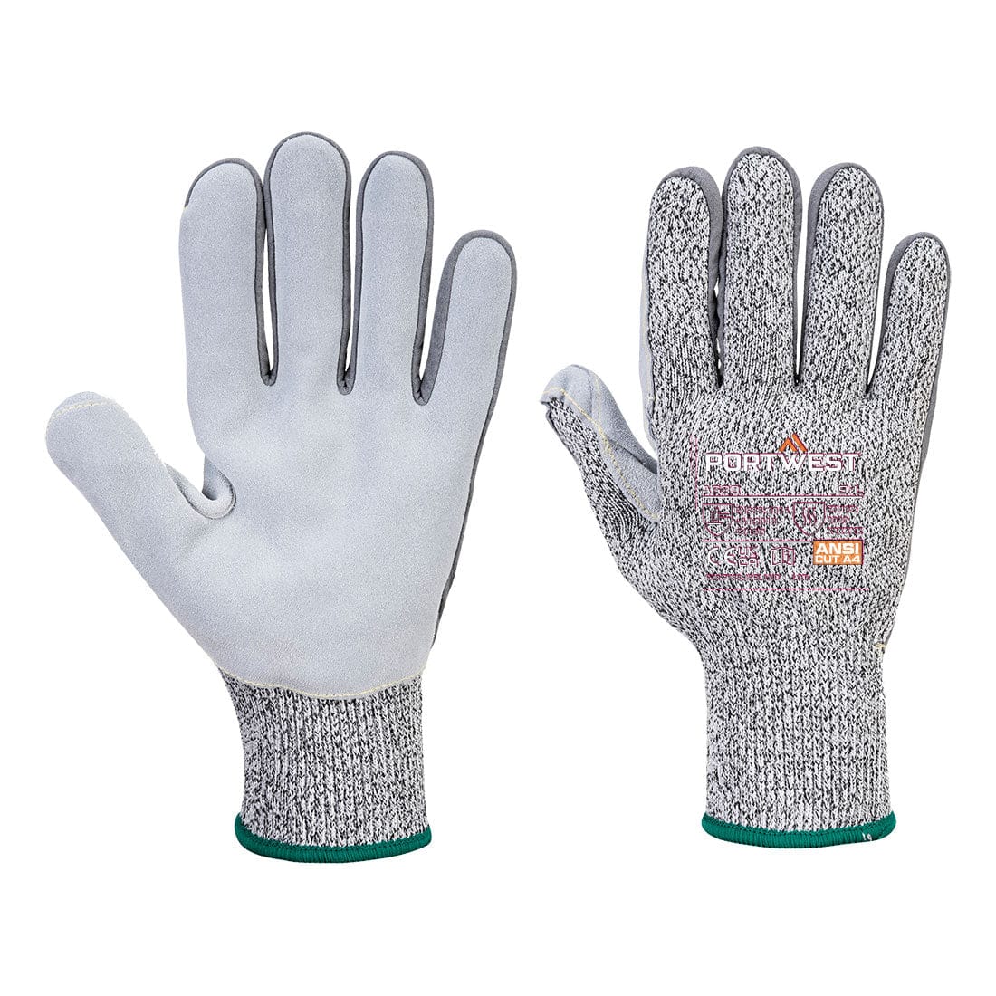 Portwest A630 Cut D13 Leather Palm Glove
