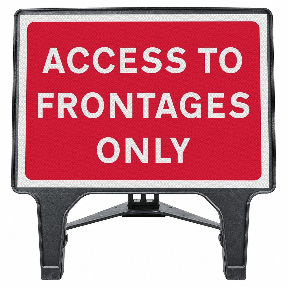 Access To Frontages Only 1050x750mm Q-Sign
