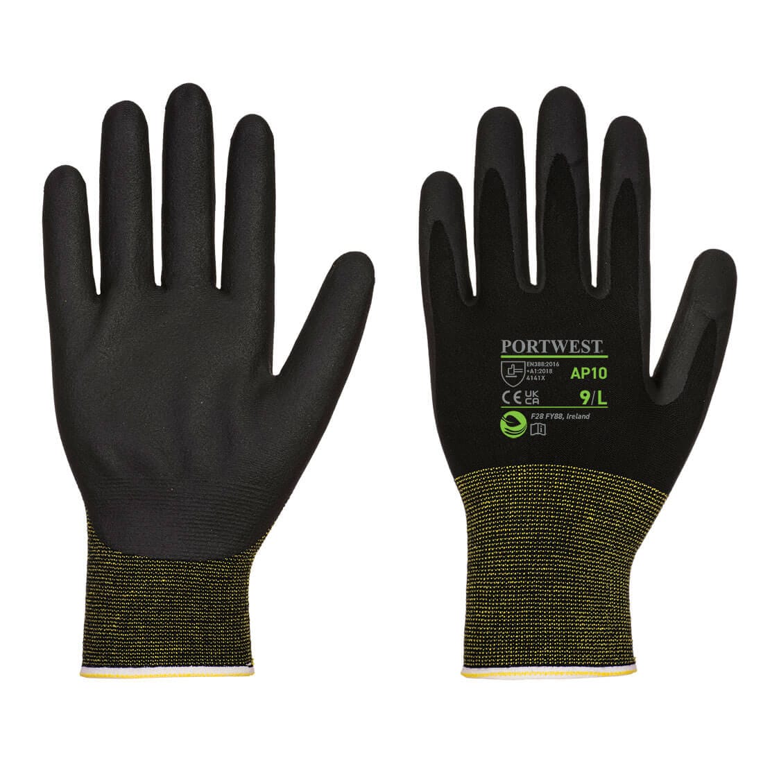 Portwest AP10 Grip 15 Foam Nitrile Bamboo Glove (Pk12)