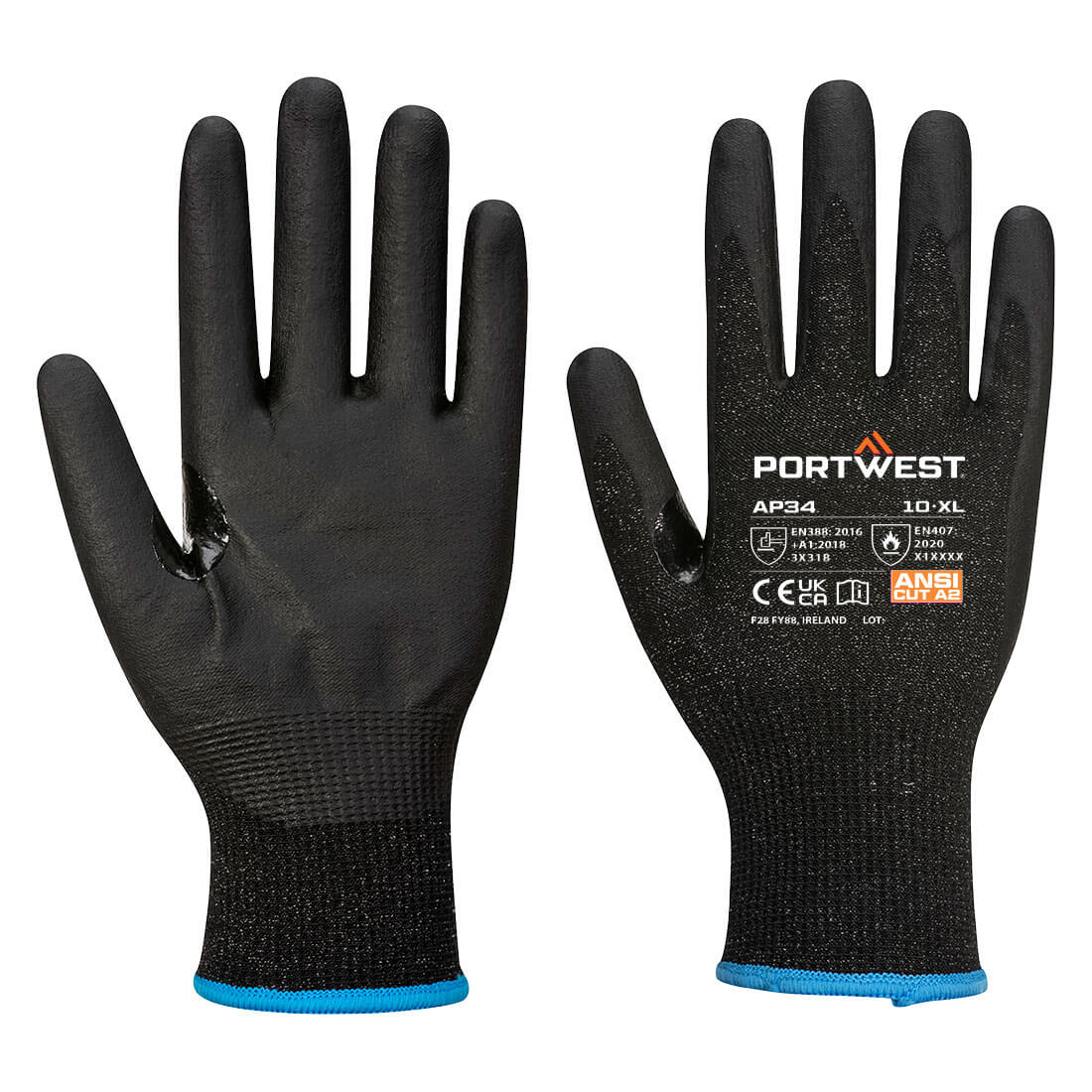 Portwest AP34 LR15 Nitrile Foam Touchscreen Glove (Pk 12)