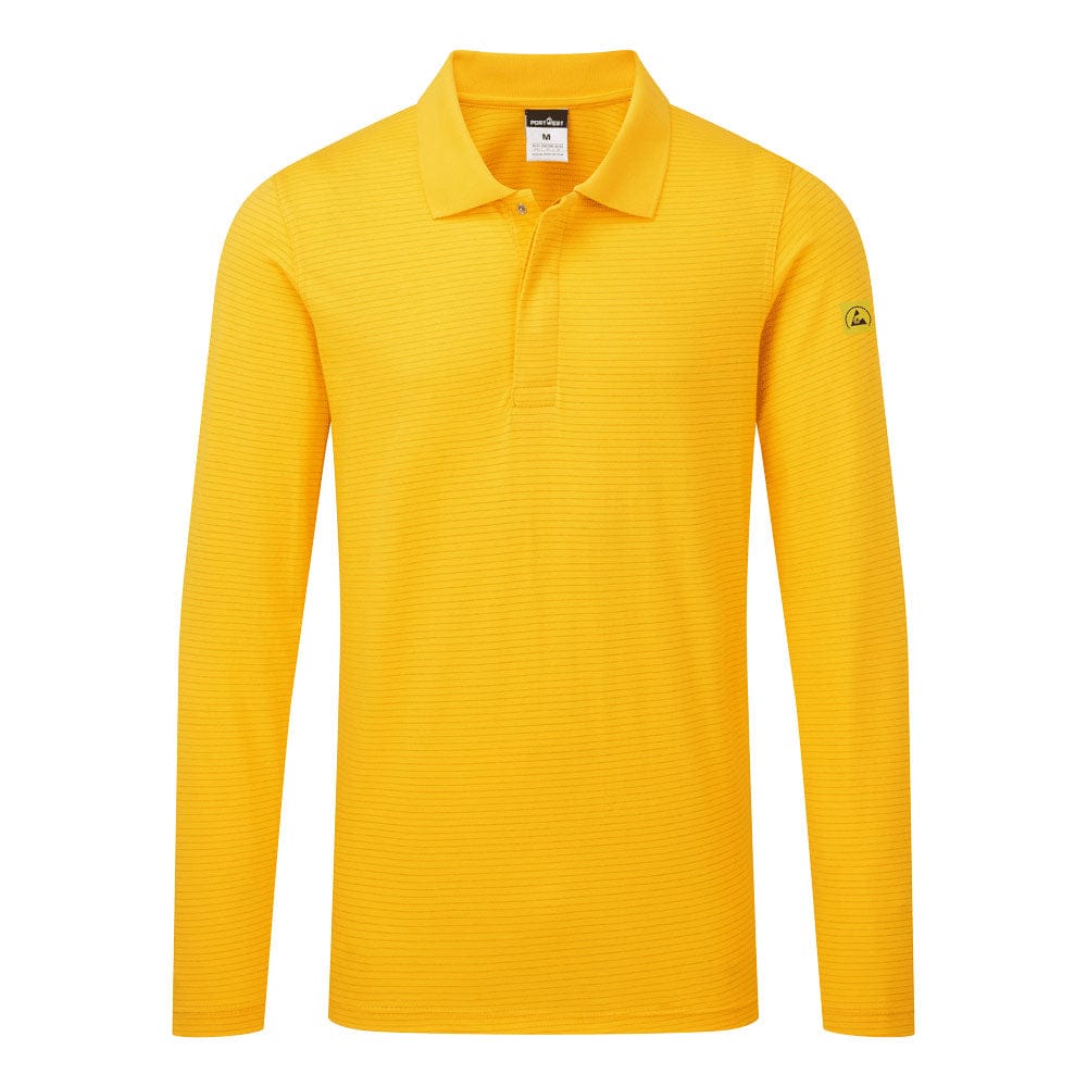 Portwest AS23 Anti-Static ESD Polo Shirt L/S