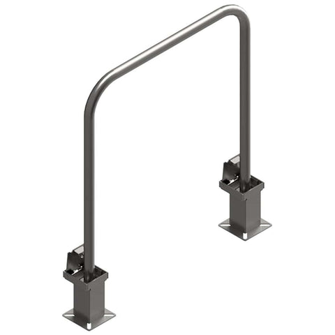 Galvanised Steel Removable Padlockable Hoop