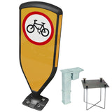 Retroreflective Reboundable Self-Righting Bollard