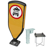 Retroreflective Reboundable Self-Righting Bollard