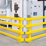 BLACK-BULL-impact-guard-rails-XL-indoor-outdoor-use-post-1000mm-80mm-powder-coated-yellow-steel-impact-warehouse-protection-guardrail-safety-workplace-factories-parking-lots-barrier-beam-bollard