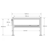 BLACK-BULL-MD-medium-duty-impact-protection-railing-system-sliding-gate-high-visibility-machinery-pedestrian-safety-powder-coated-steel-walkways-vehicle-durable-steel-guardrail-warehouse-factories-industrial-manufacturing-units-depots-car-parks