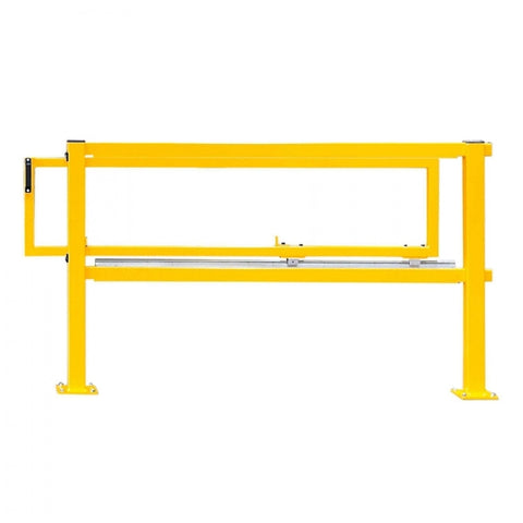 BLACK-BULL-MD-medium-duty-impact-protection-railing-system-sliding-gate-high-visibility-machinery-pedestrian-safety-powder-coated-steel-walkways-vehicle-durable-steel-guardrail-warehouse-factories-industrial-manufacturing-units-depots-car-parks