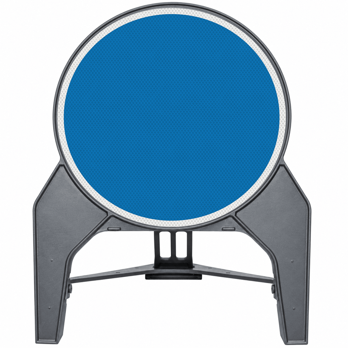 Blank Blue Circular 750mm Q-Sign