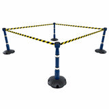 Retractable-barrier-cone-kit-Skipper-TM-traffic-safety-cone-retractable-tape-barrier-high-visibility-events-reflective-belt-portable-temporary-heavy-duty-prismatic-pvc-orange-warehouse-road-37m-black-yellow