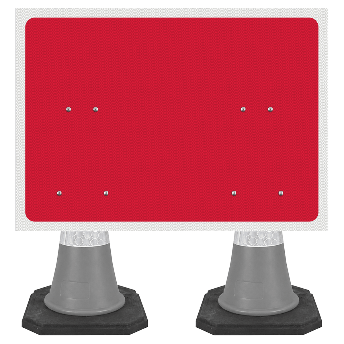 BLANK 1050 x 750mm Cone Sign (Double Cone)