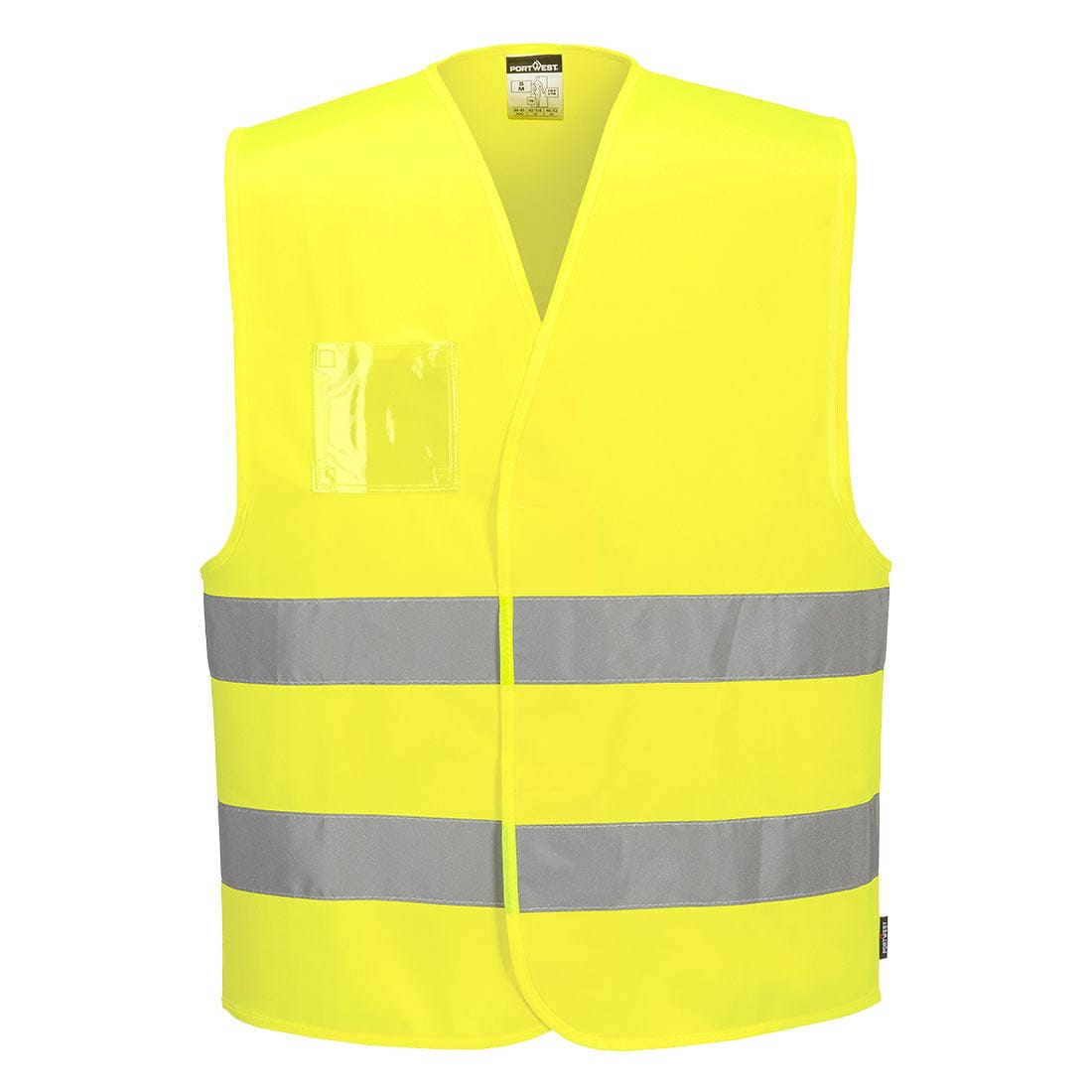 Portwest C475 Class 2 Hi-Vis Two Band Dual ID Holder Vest