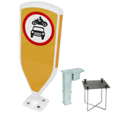 Retroreflective Reboundable Self-Righting Bollard