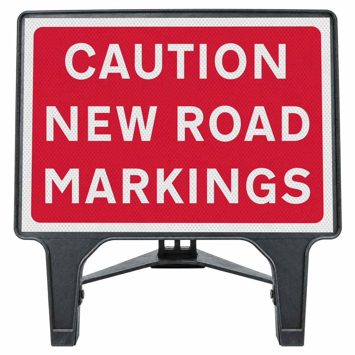 Caution New Road Markings 1050x750mm Q-Sign