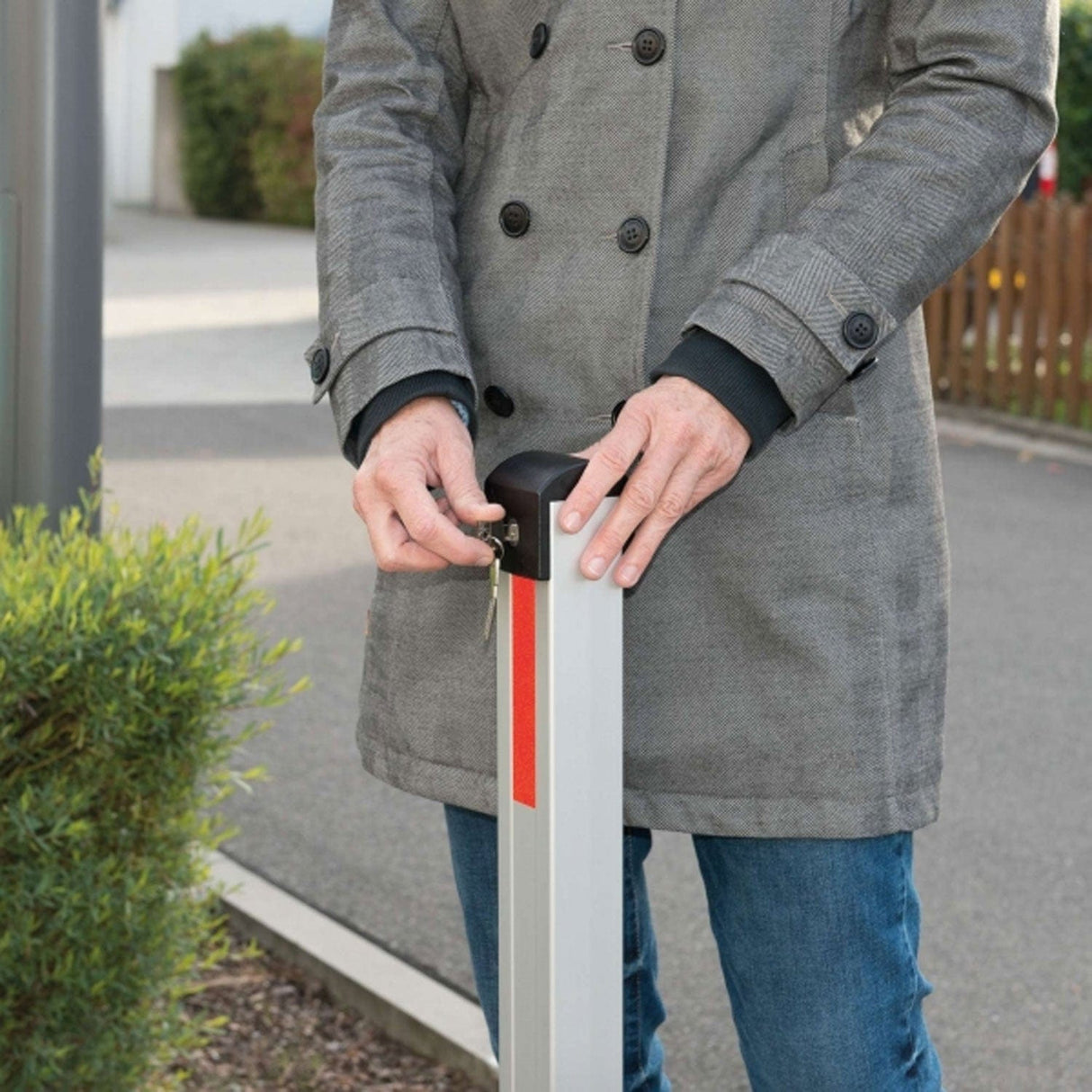 Drop Down Parking Post