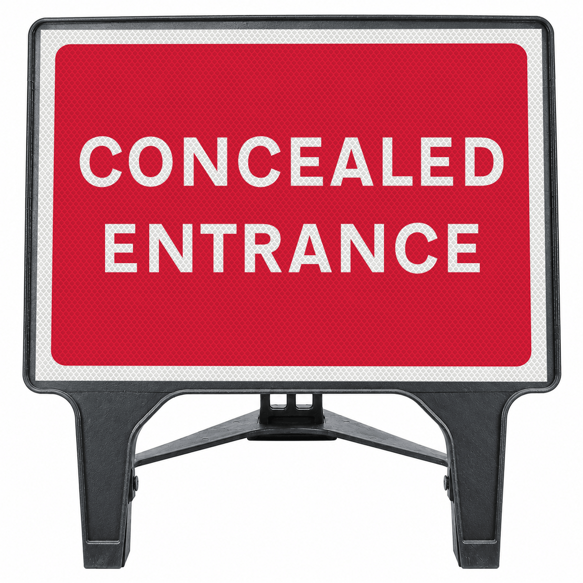 Concealed Entrance 1050x750mm Road Sign