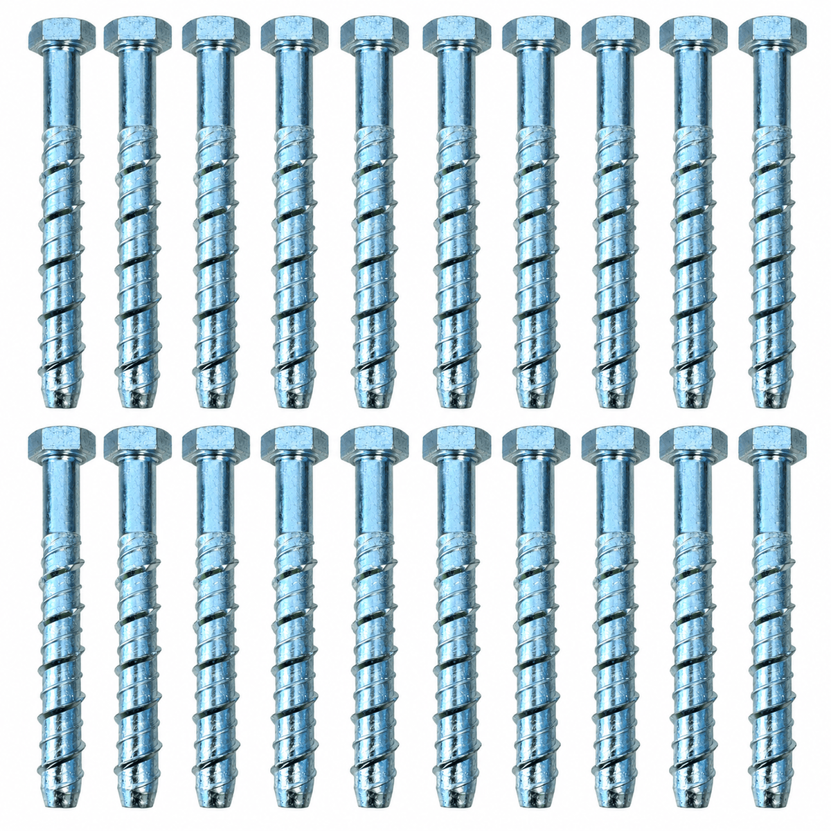 M14/16 x 130 Hexagon Head Zinc Plated Screw Bolt Anchor