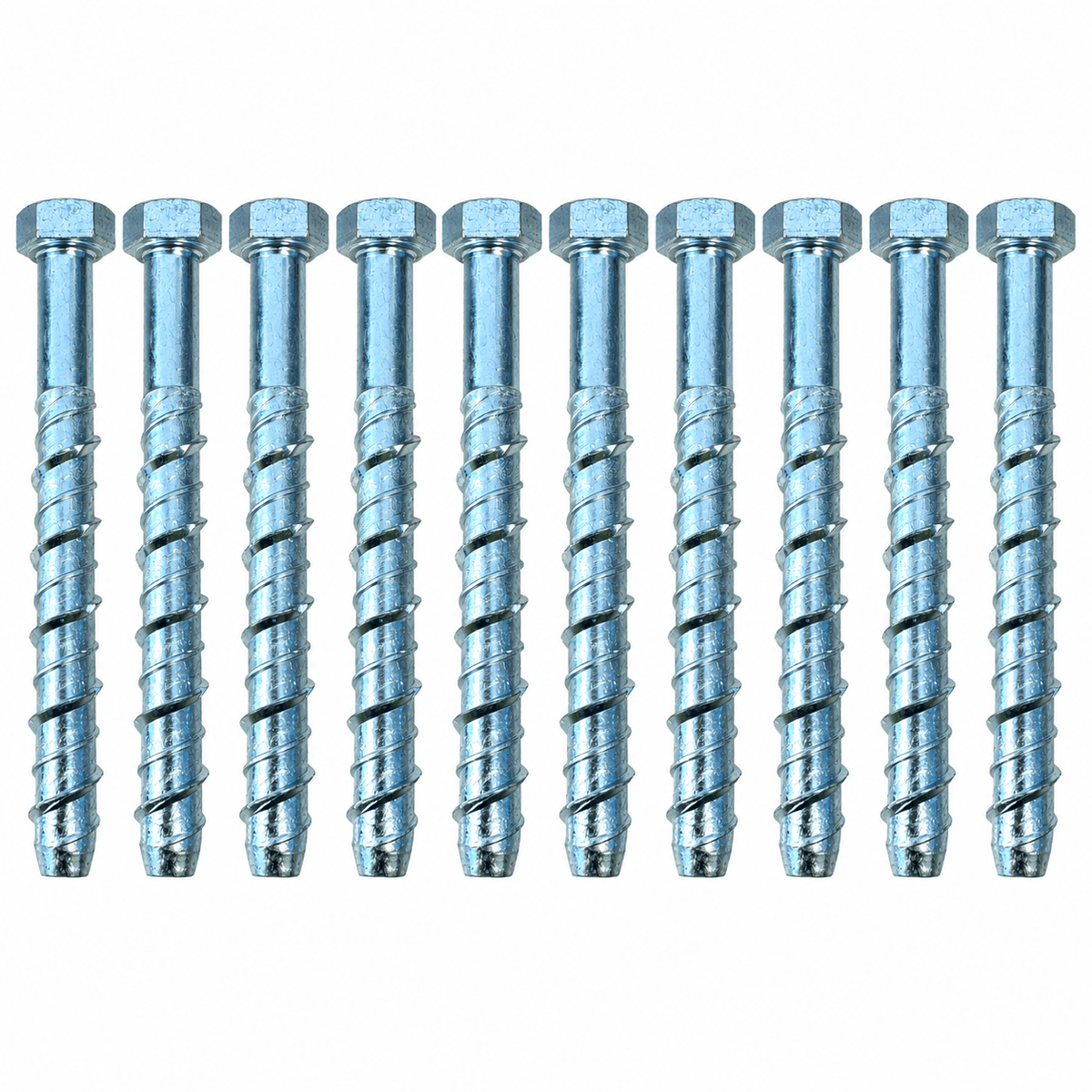 M14/16 x 130 Hexagon Head Zinc Plated Screw Bolt Anchor