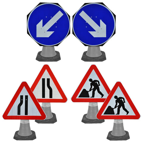 Roadwork Chapter Cone Sign Bundle