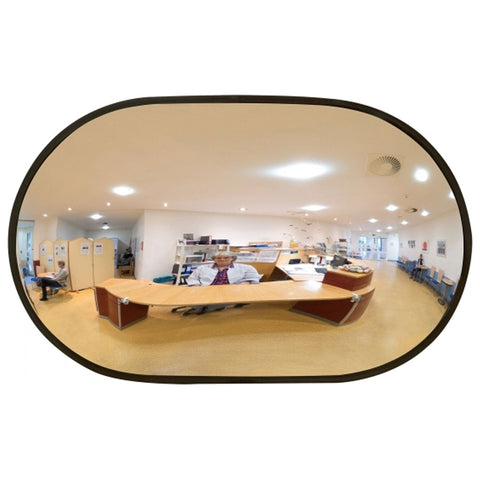 Detective-wall-observation-mirror-with-wall-bracket-indoor-use-wall-mounted-convex-blind-spot-surveillance-security-warehouse-parking-lot-acrylic-retail-stores-anti-theft-offices-corner-elevators-safety-airports-supermarket-driveways