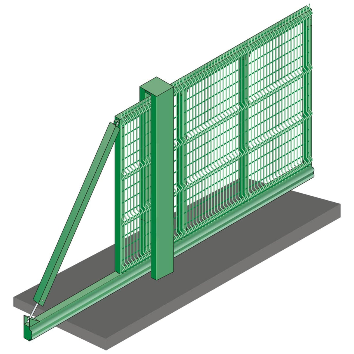FenceSafe SlideMaster Temporary Sliding Gate