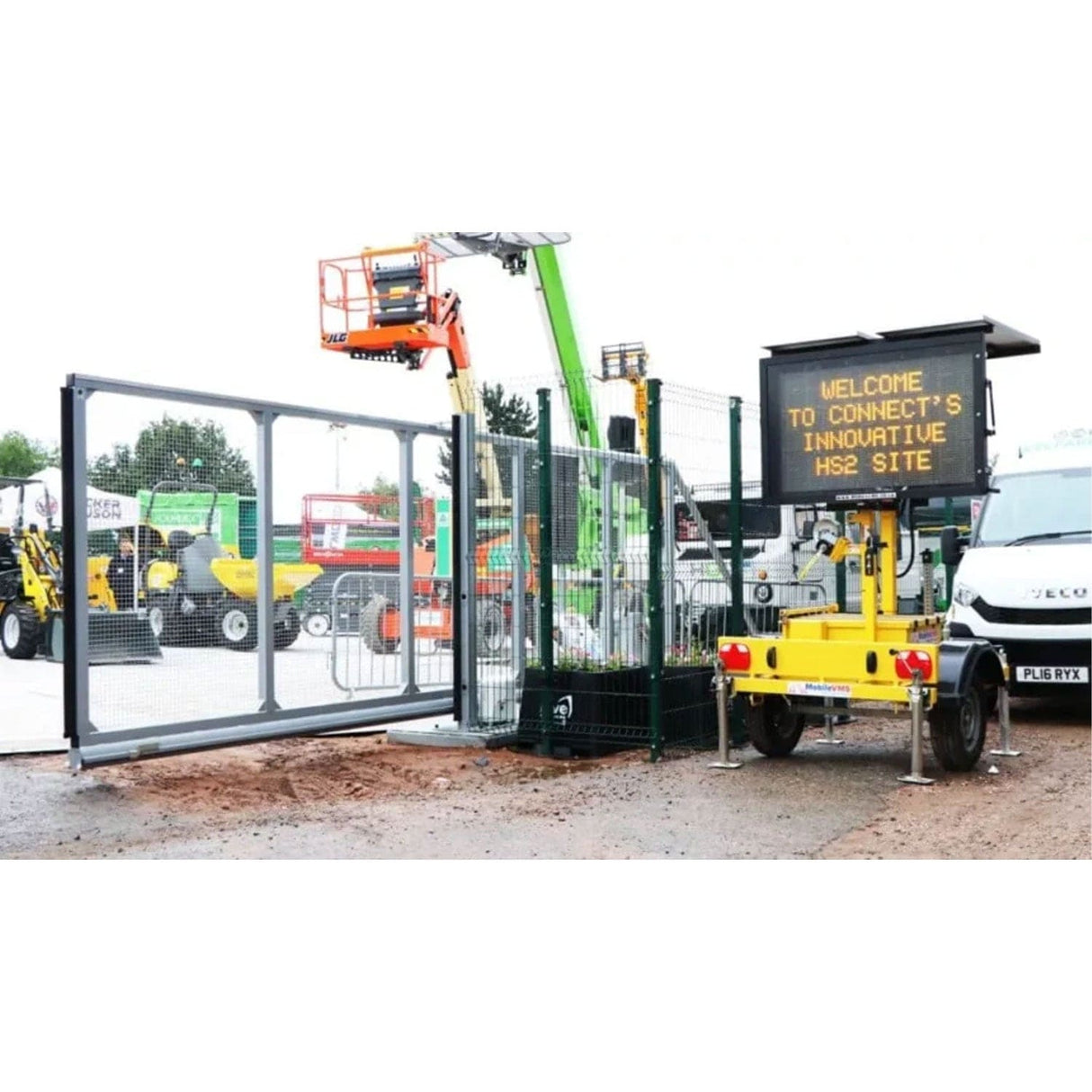 FenceSafe SlideMaster Temporary Sliding Gate