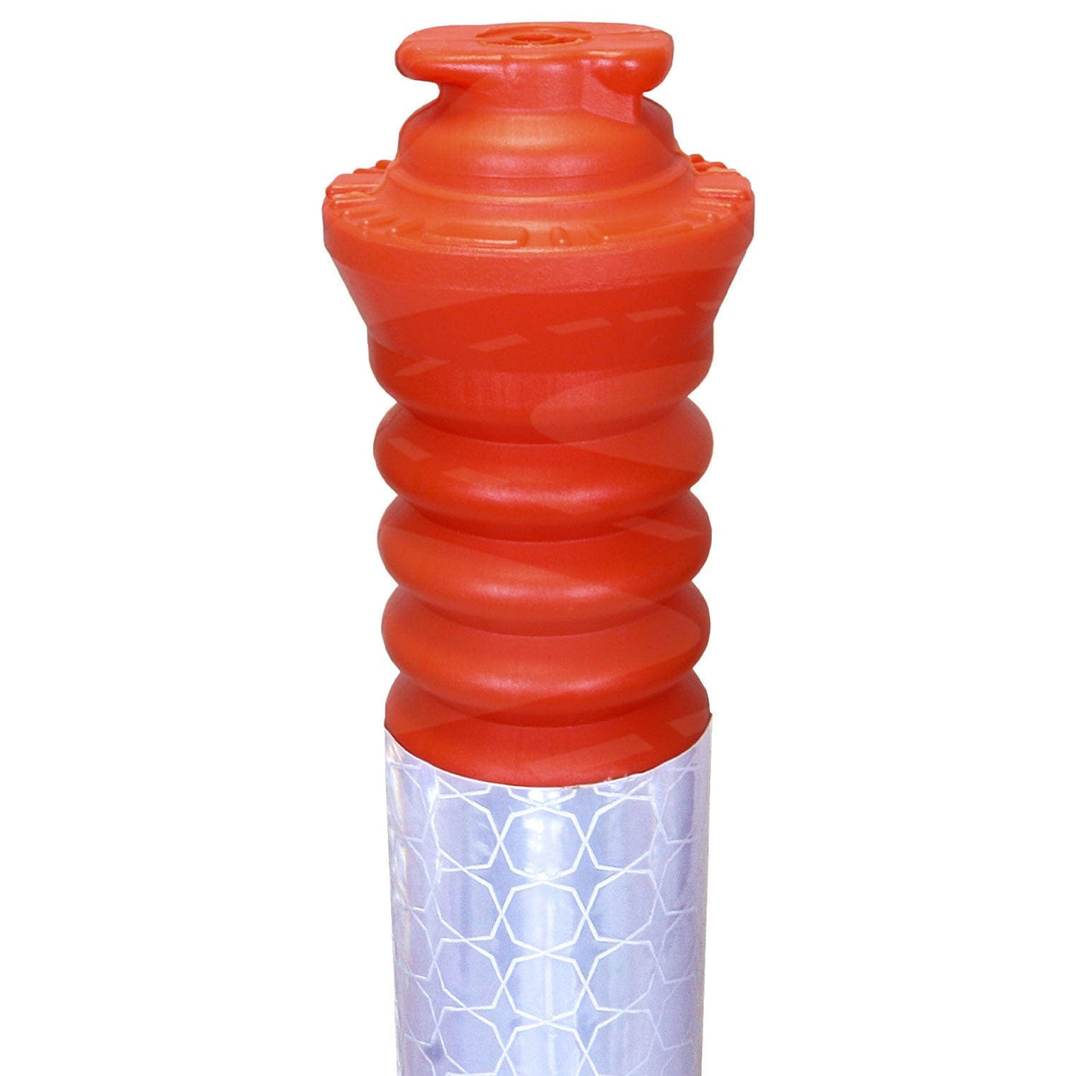 flexi-cylinder-delineator-post-self-righting-melba-swintex-traffic-control-flexible-vehicle-impact-guidance-safety-reflective-highway-uv-resistant-plastic-bollard-pedestrian-starlux-bolt-down-bitumin-pad-adhesive-durable-heavy-duty