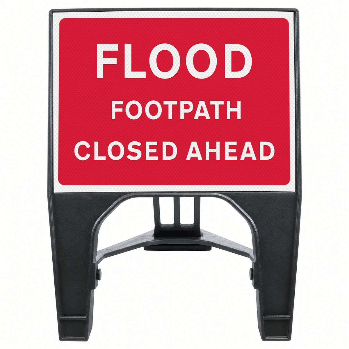 Flood Footpath Closed Ahead 600 x 450mm Q-Sign