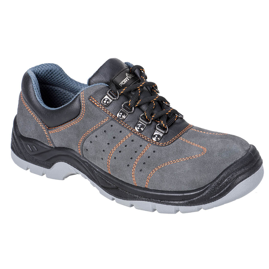 Portwest FW02 Steel Suede Leather Low Shoe S1P SRC