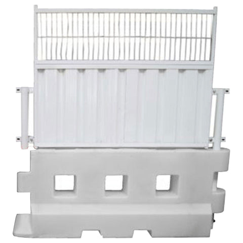 GB2-water-filled-safety-barrier-50-50-mesh-hoarding-fencing-panel-events-construction-heav-duty-durable-portable-crowd-control-outdoor-secure-fence-industrial-temporary-site-security-racetracks-traffic-roadworks-galvanised-powder-coated-steel