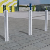 Three ornamental bollards