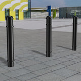 Three ornamental bollards